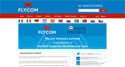 Desktop Screenshot of flycom.co.uk